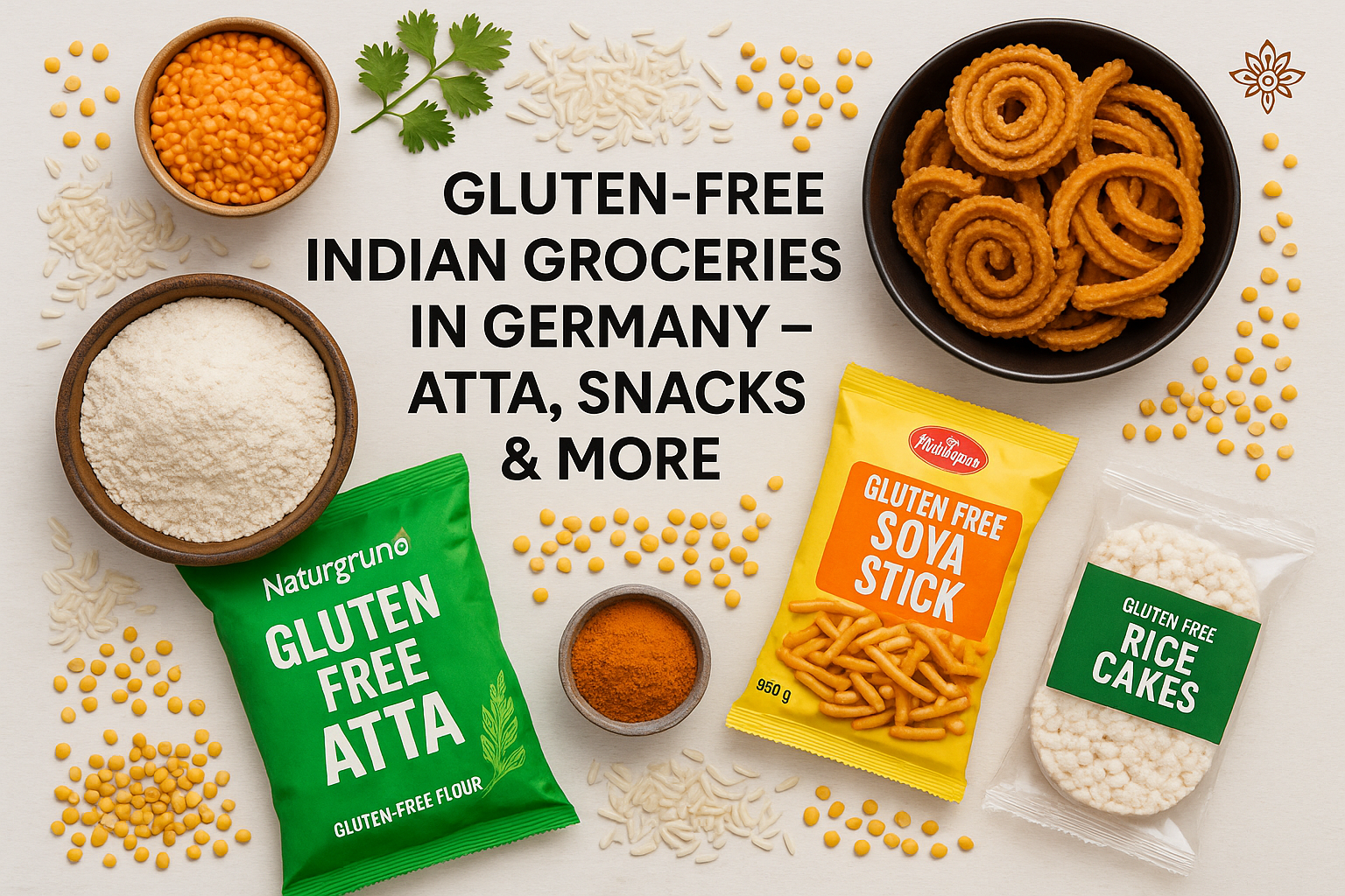 Gluten-Free Indian Groceries in Germany – Atta, Snacks & More